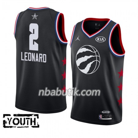 NBA Børn Trøje Toronto Raptors Kawhi Leonard 2 2019 All-Star Jordan Brand Sort Swingman NBA Børn Trøje Toronto Raptors Kawhi Leonard 2 2019 All-Star Jordan Brand Sort Swingman